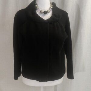 J. Crew Size Medium Black Single Button Jacket